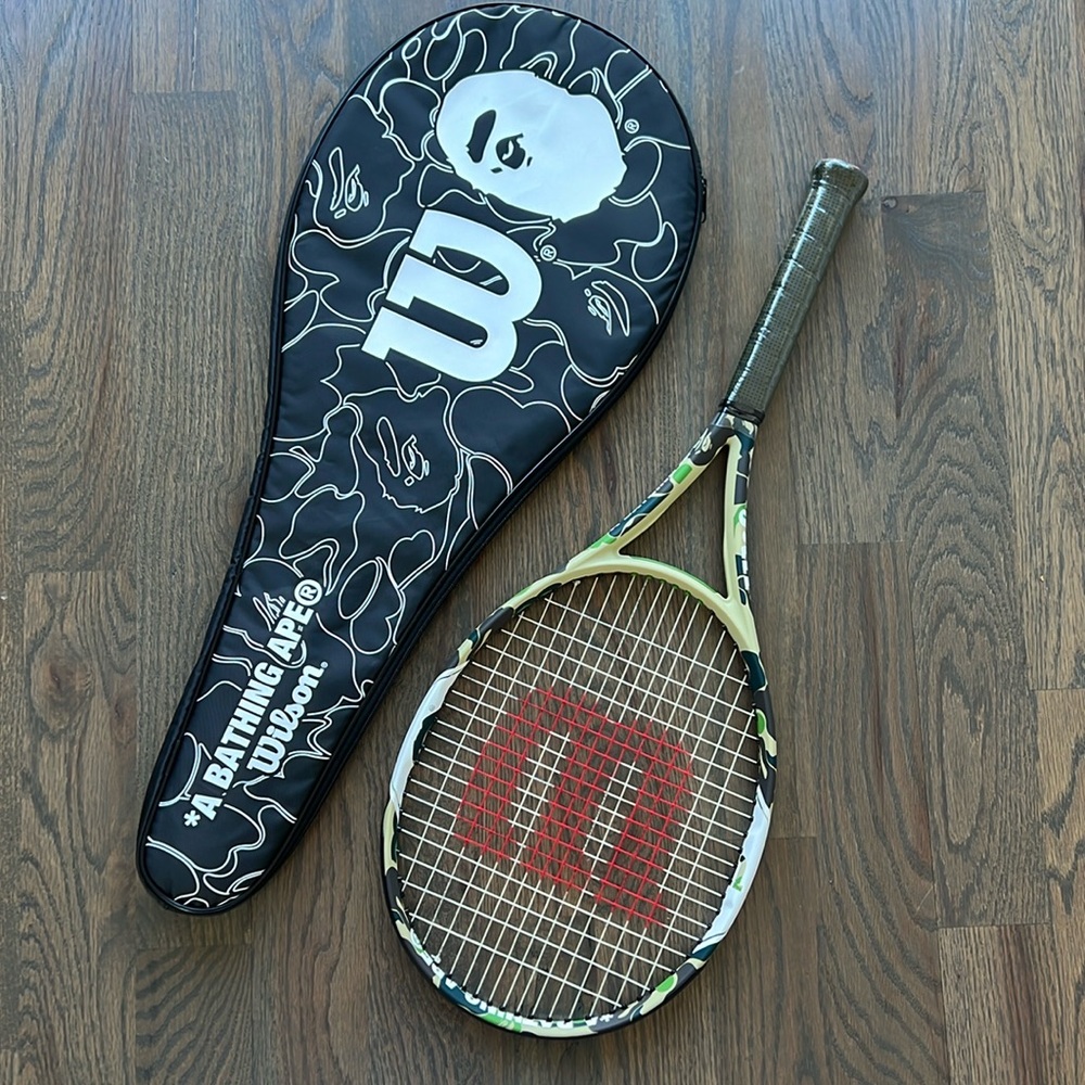 NEW • Bape x Wilson Tennis Racket • Grip 2